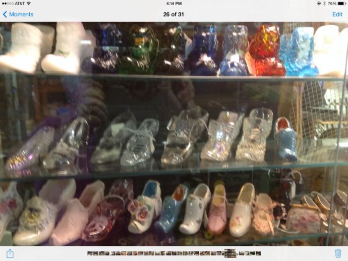 Glass & China shoes